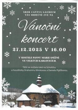 Vnon koncert v kostele Panny Marie Snn 27. 12. 2025 16:00