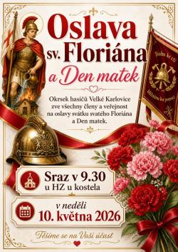 Oslava sv. Flori�na a Den matek 10. 5. 2026 9:30, Kostel Panny Marie Sn�n�